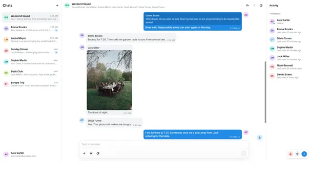 Real-time communication platform.